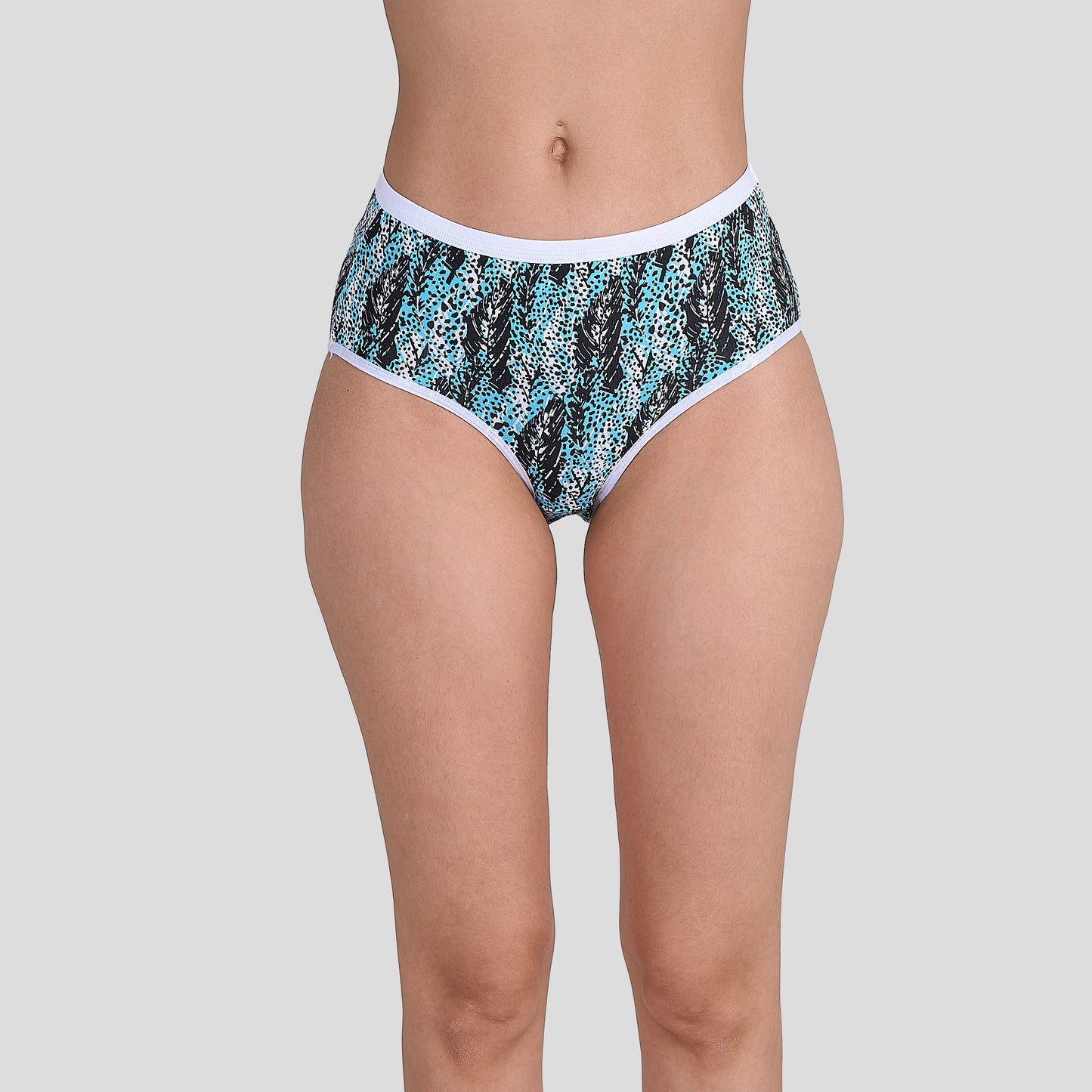Dice Patterned underwear on a plain background