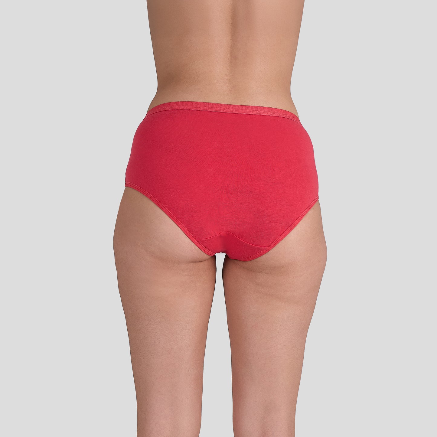 Dice Red underwear on a plain background