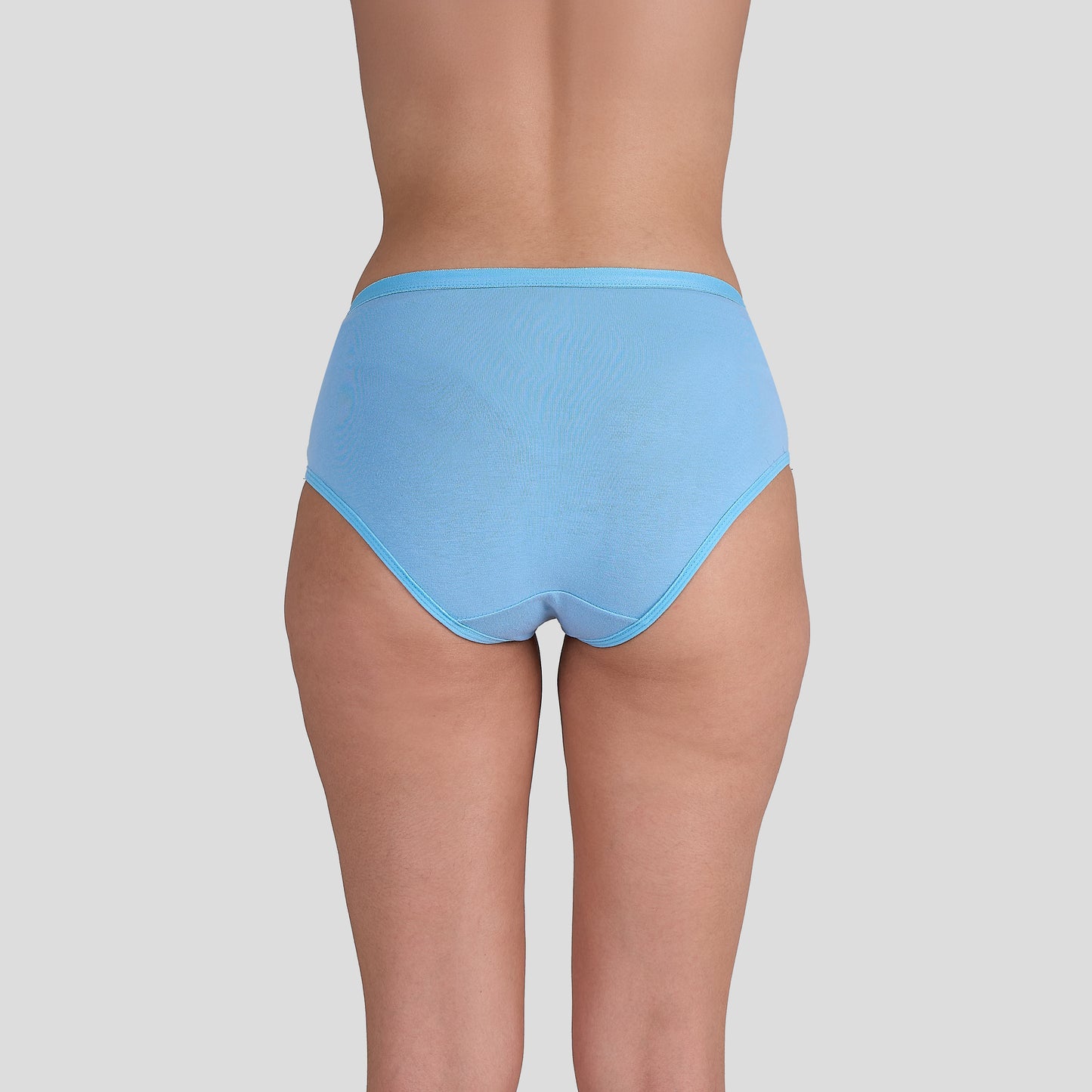 Dice Light blue underwear on a plain background