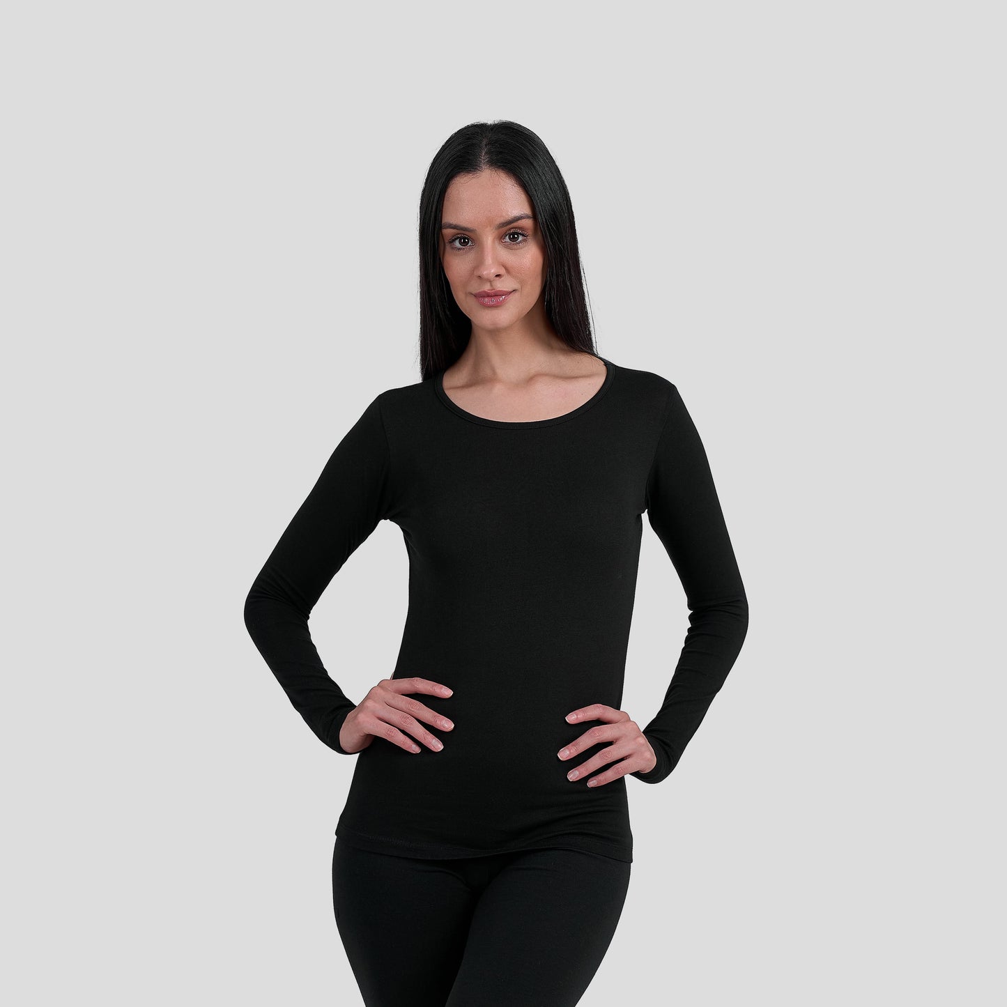 DW 115-6 Tank Top Long Sleeve Crew Neck