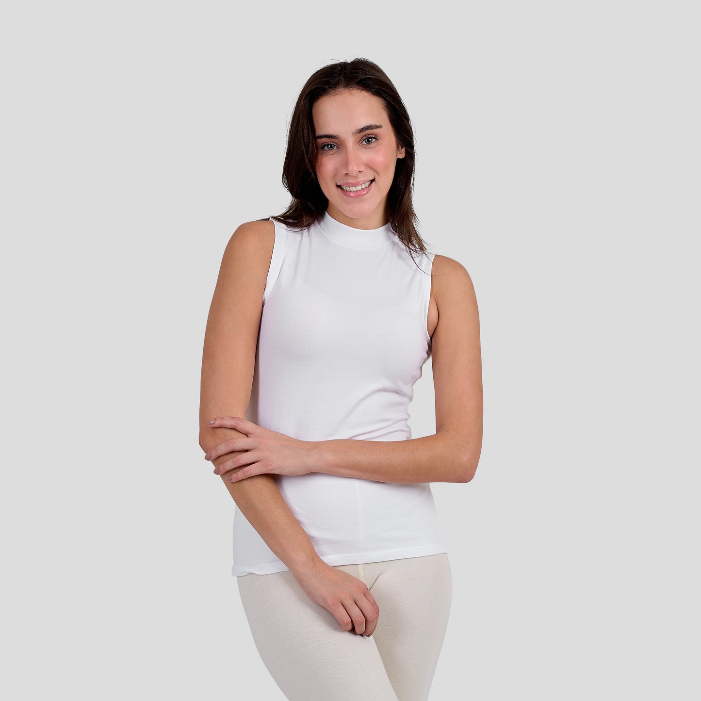 DW 115-4 Sleeveless Mock Neck