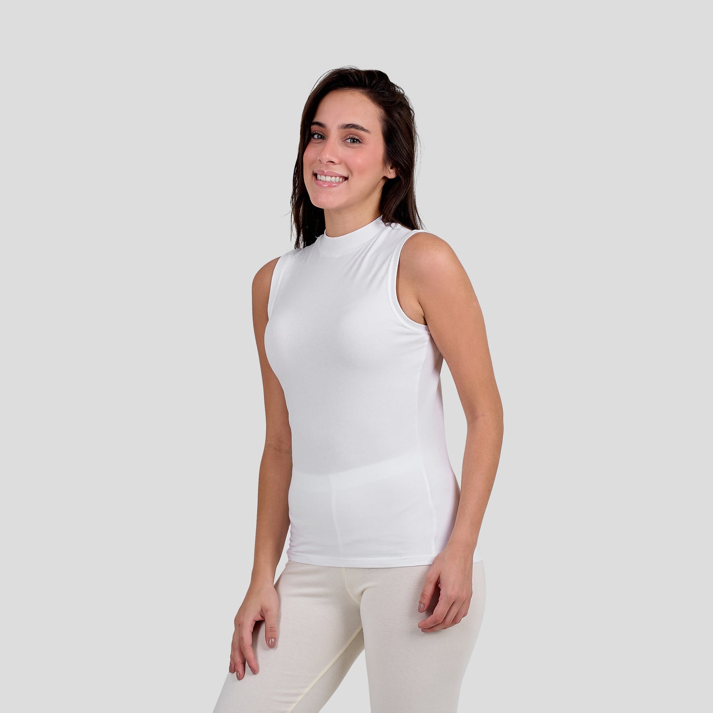 DW 115-4 Sleeveless Mock Neck