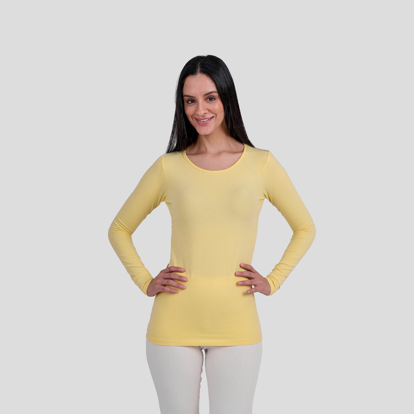 DW 115-6 Tank Top Long Sleeve Crew Neck