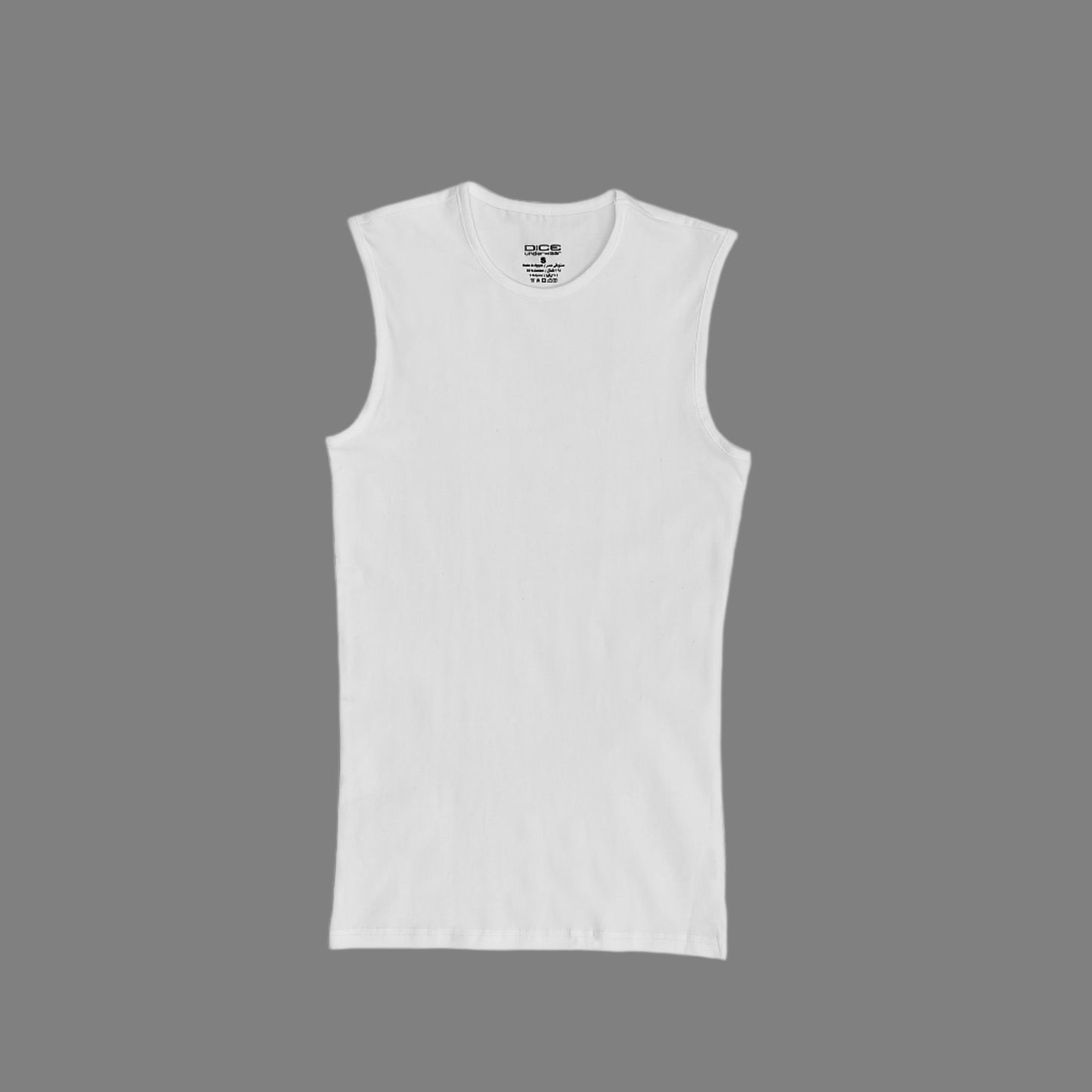 DM 186 Sleeveless Lycra Crew Neck