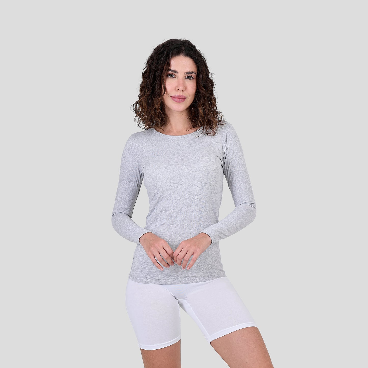 DW 115-6 Tank Top Long Sleeve Crew Neck