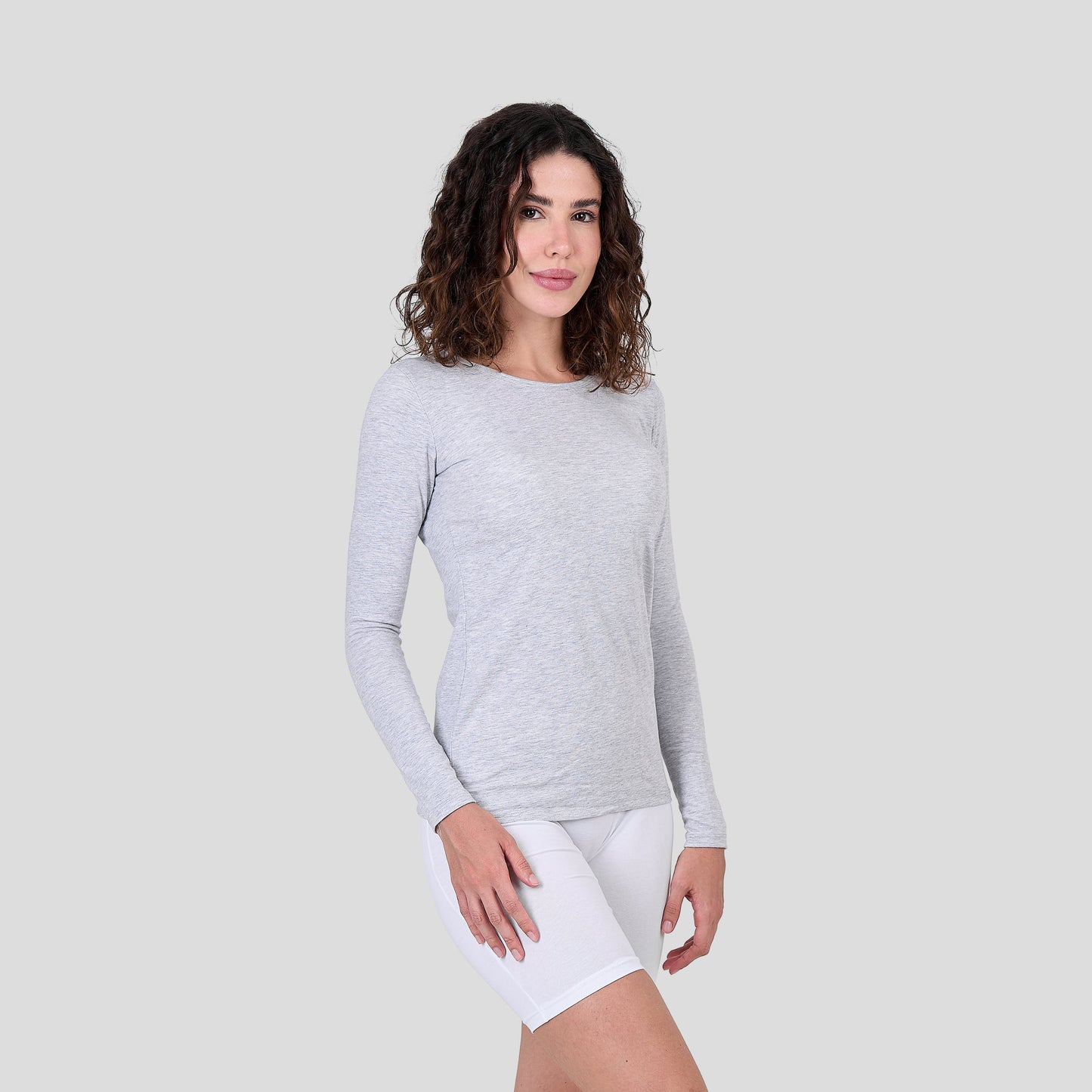 DW 115-6 Tank Top Long Sleeve Crew Neck