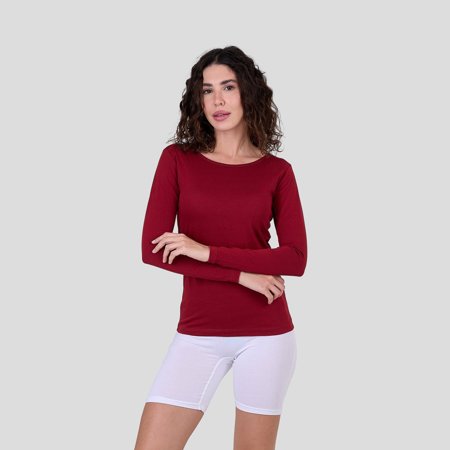 DW 115-6 Tank Top Long Sleeve Crew Neck