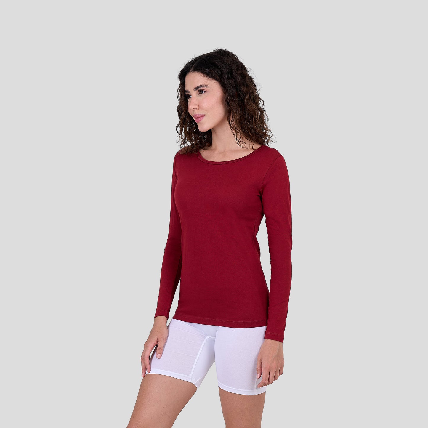 DW 115-6 Tank Top Long Sleeve Crew Neck