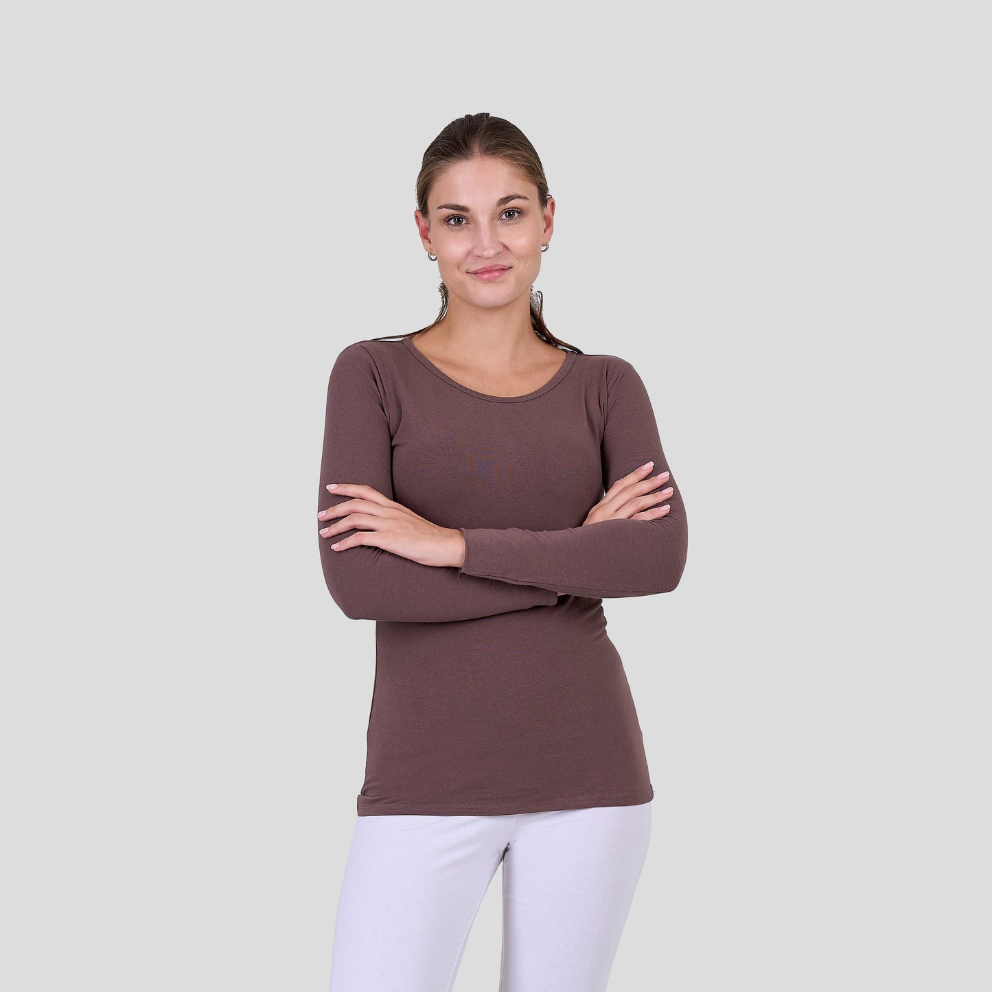DW 115-6 Tank Top Long Sleeve Crew Neck
