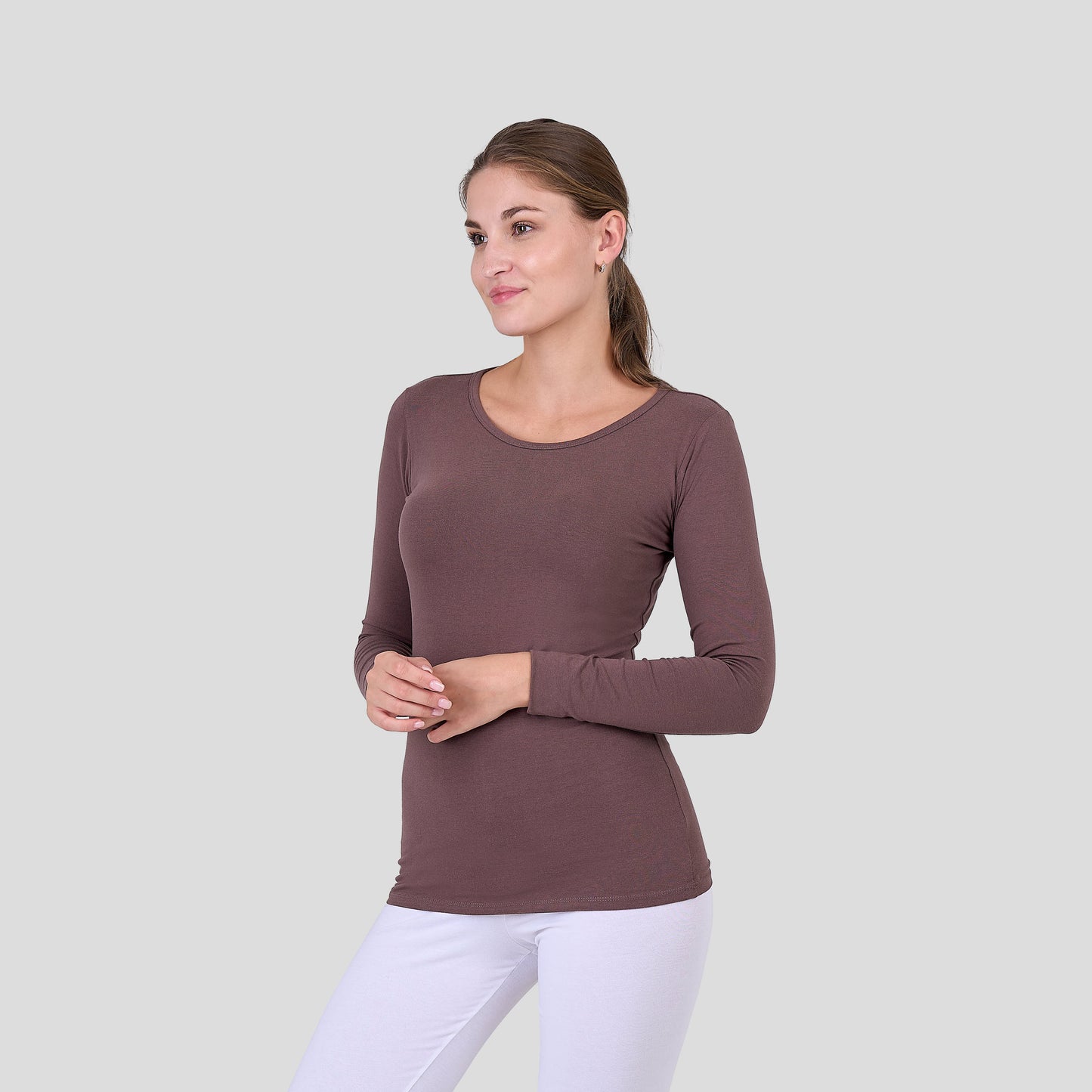 DW 115-6 Tank Top Long Sleeve Crew Neck