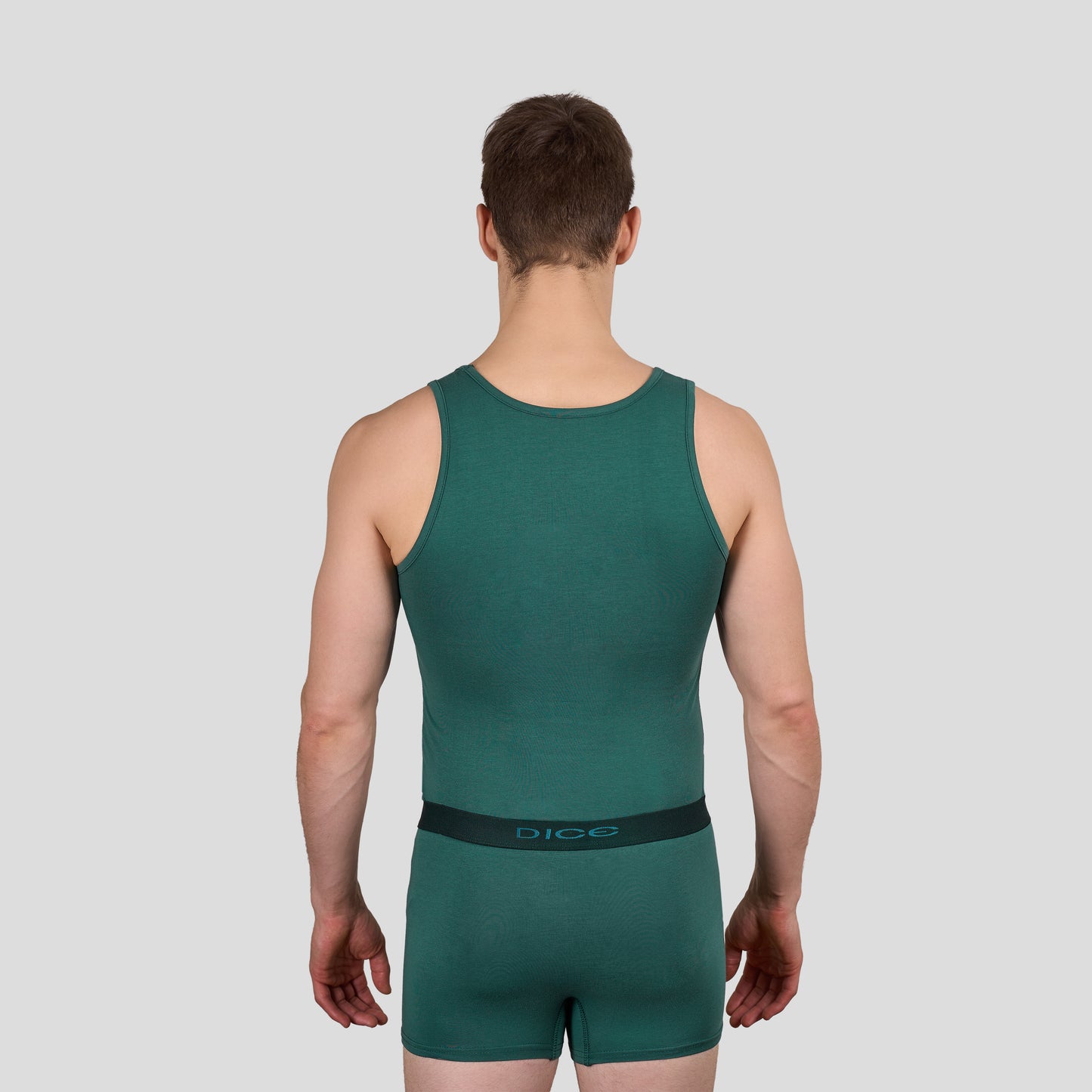 DM 235 Solid Boxer & Tank Top Set