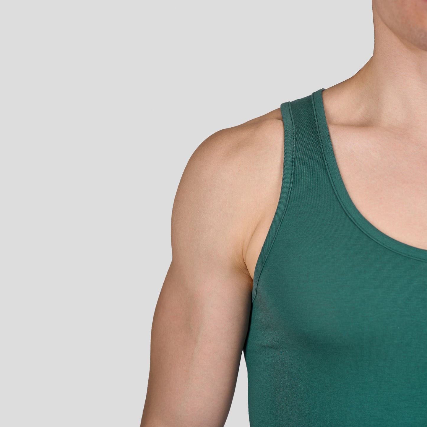 DM 235 Solid Boxer & Tank Top Set