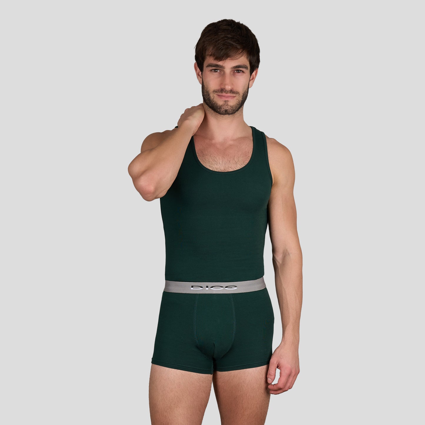 DM 235 Solid Boxer & Tank Top Set