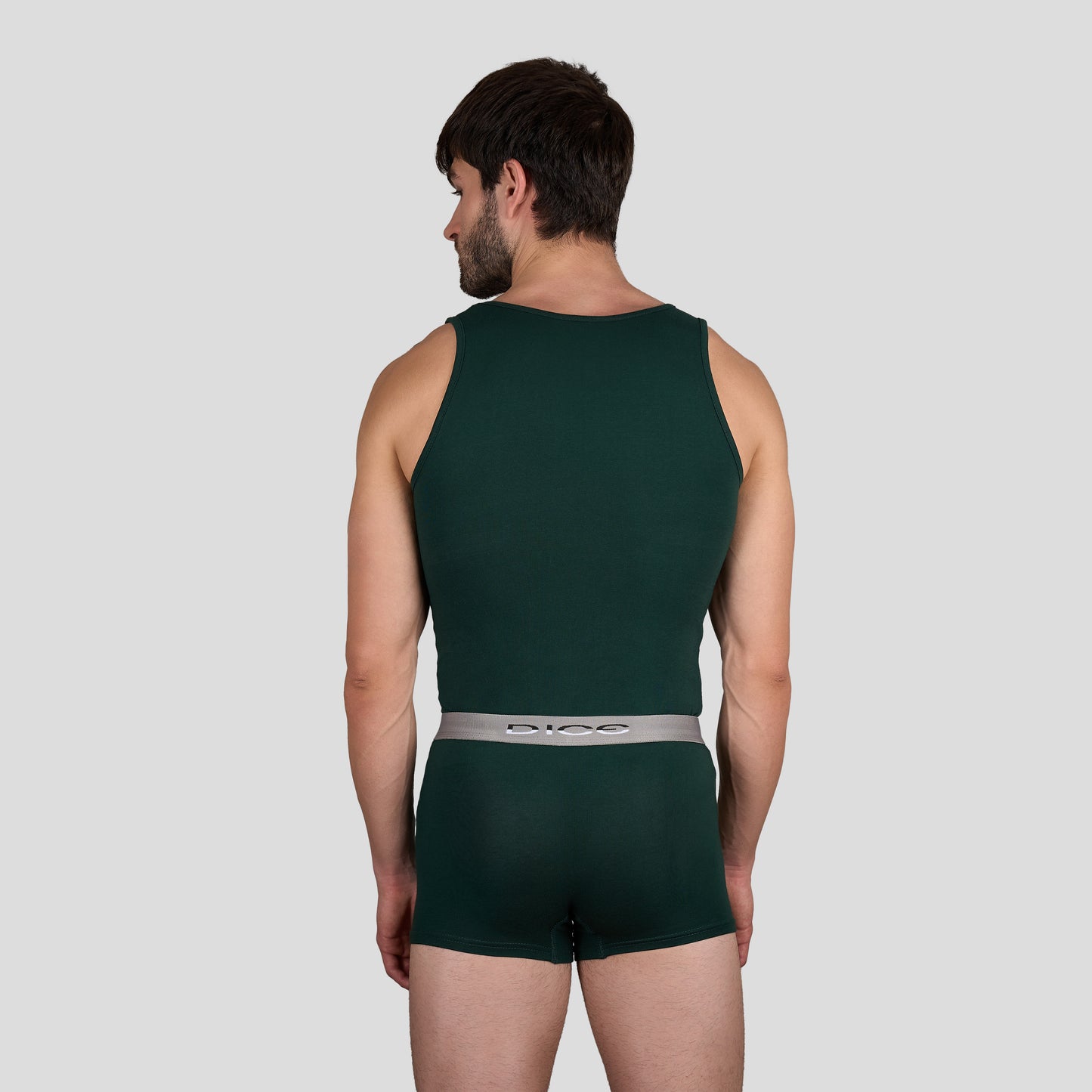 DM 235 Solid Boxer & Tank Top Set
