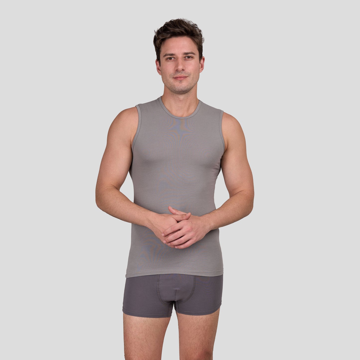 DM 186 Sleeveless Lycra Crew Neck