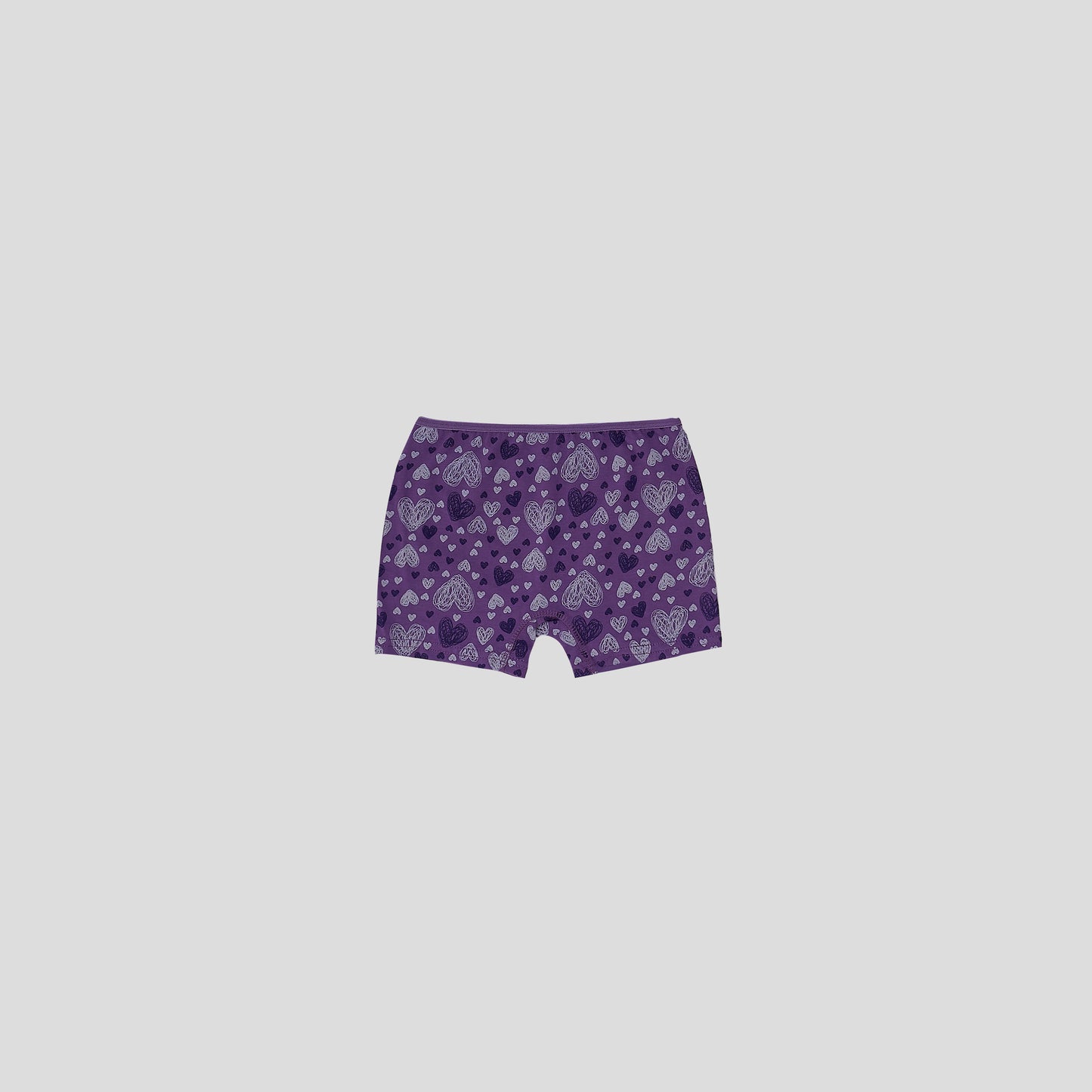 DKG 124 Pack of 2 Printed Short for Girls