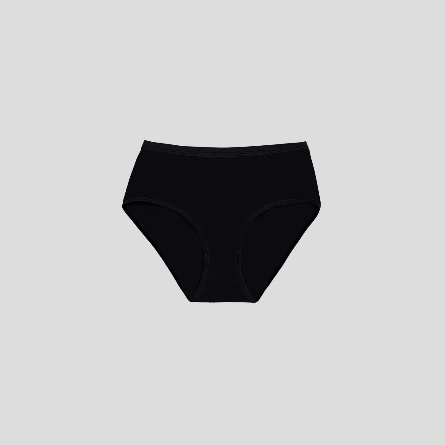 Dice Black underwear on a light gray background