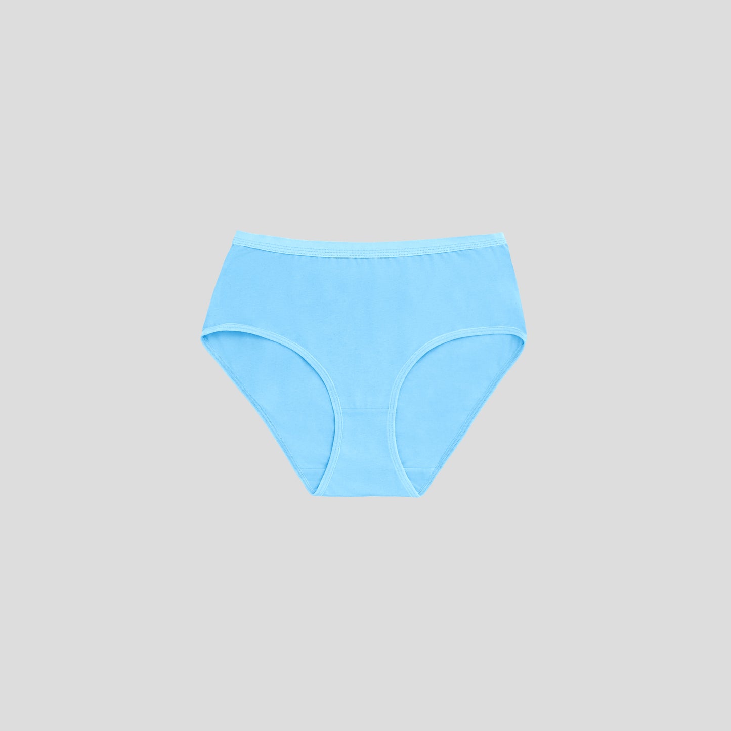 Dice Light blue underwear on a gray background