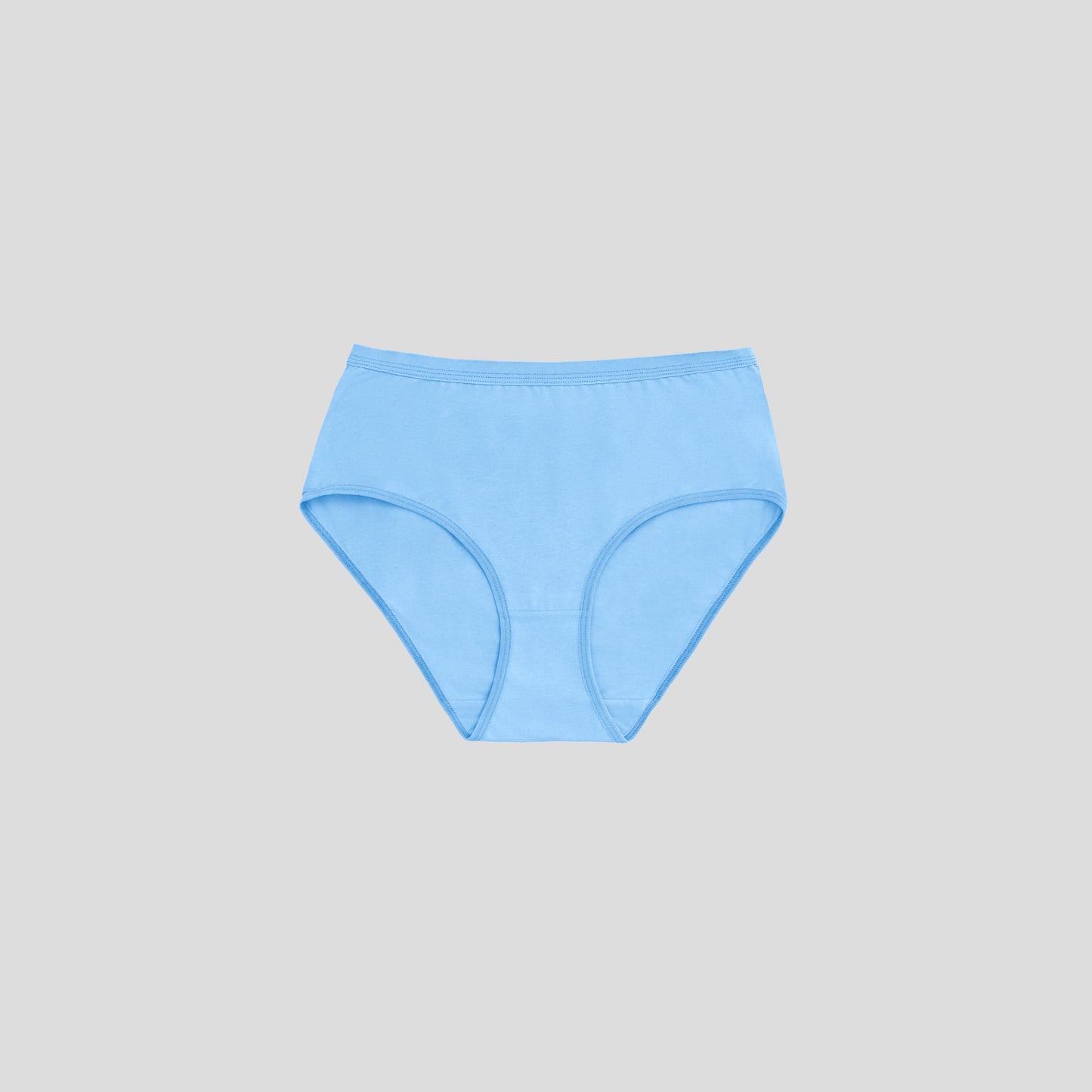 Dice Light blue underwear on a gray background