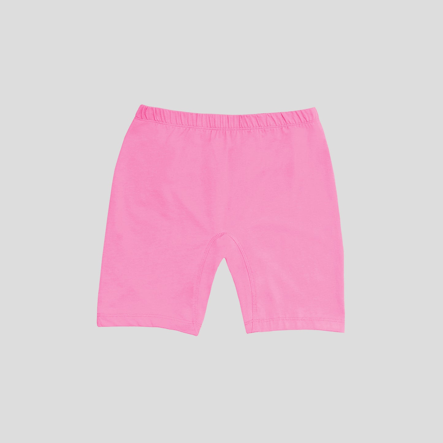 Dice Pink shorts on a light gray background