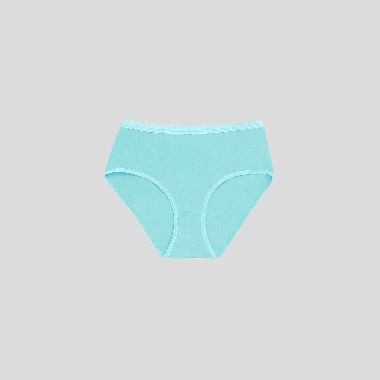 Dice Light blue underwear on a gray background