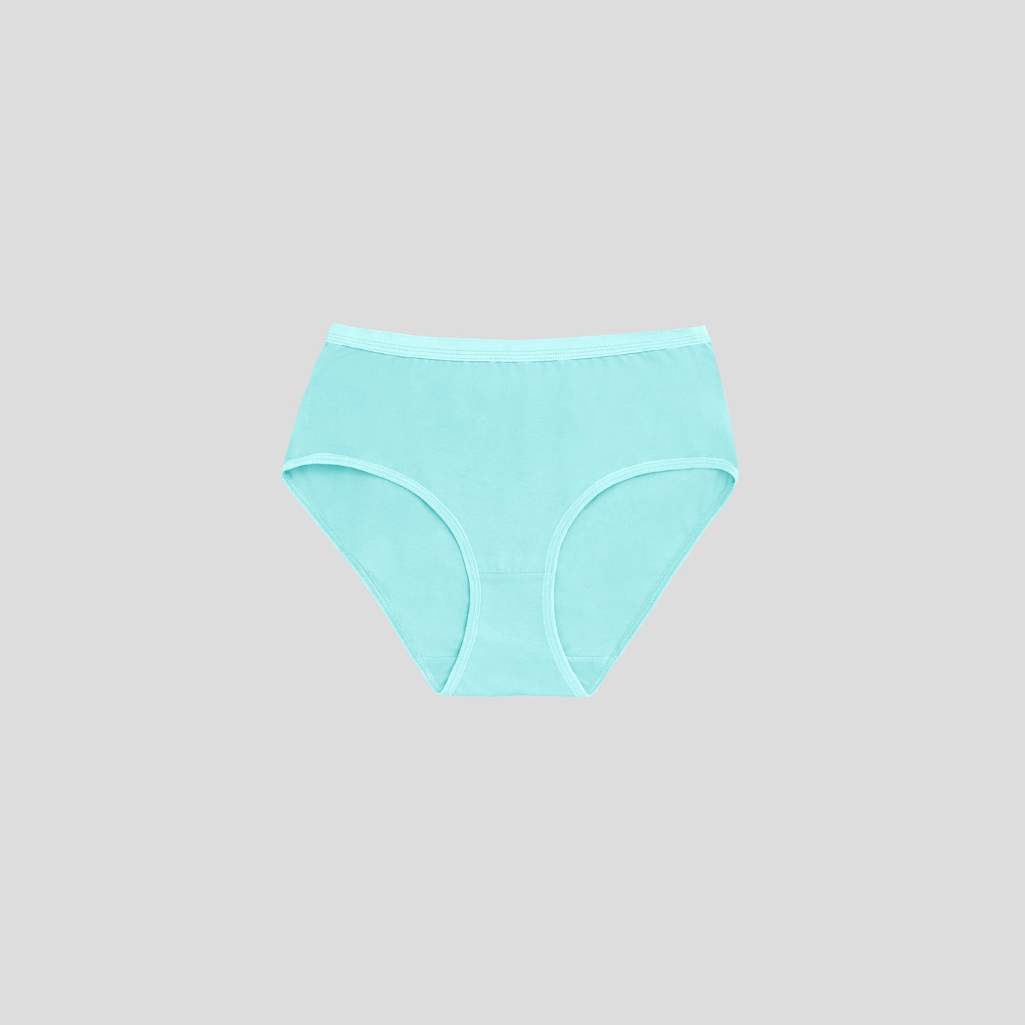 Dice Light blue underwear on a gray background