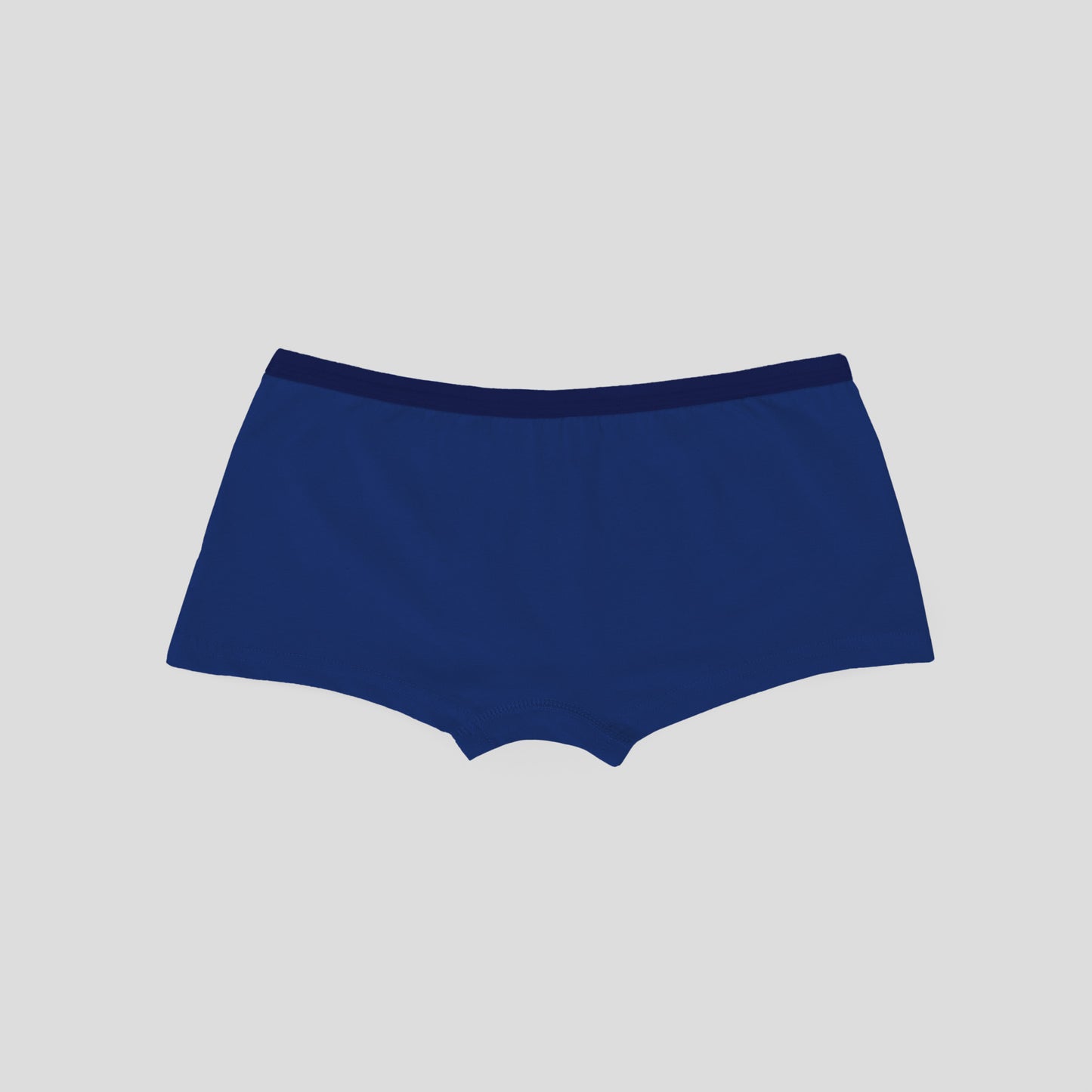 Dice Blue underwear on a light gray background