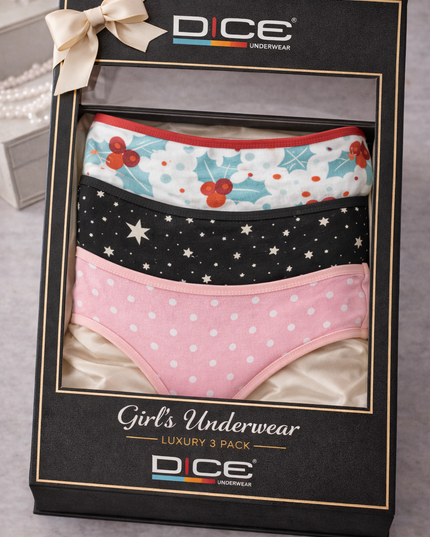 Girl's Printed Panties Pack of 3