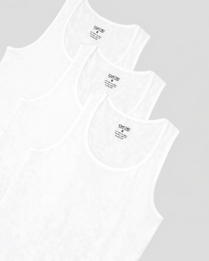Tank Top 100% Cotton – Pack of 3