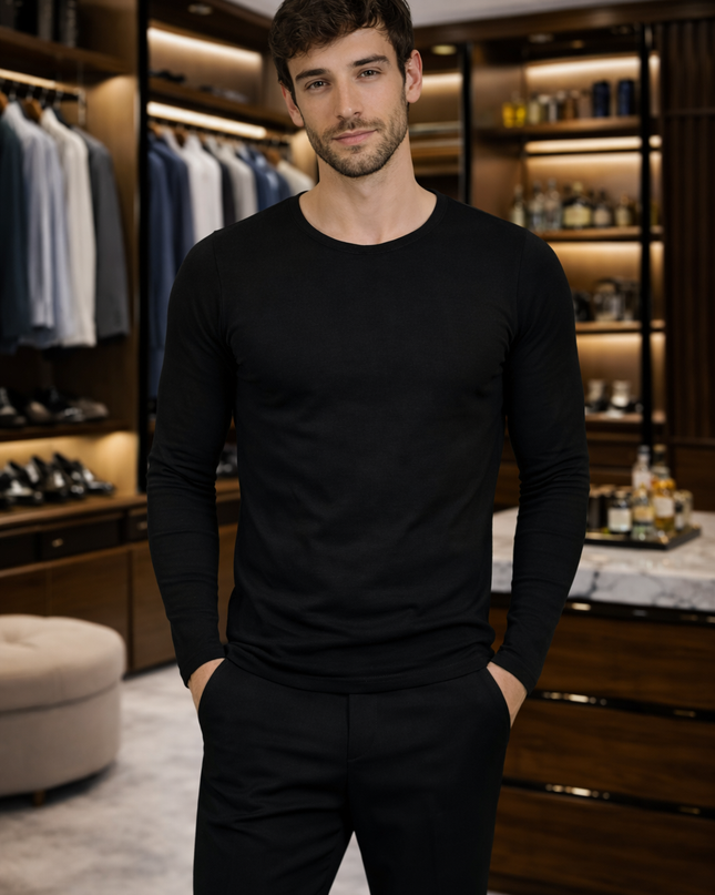 Crew Neck long sleeve undershirt