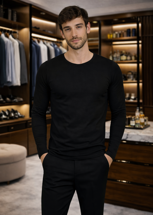 Crew Neck long sleeve undershirt