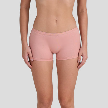 Dice Women pink shorts on a plain background