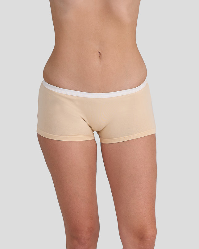 Dice Beige underwear worn by a person on a gray background