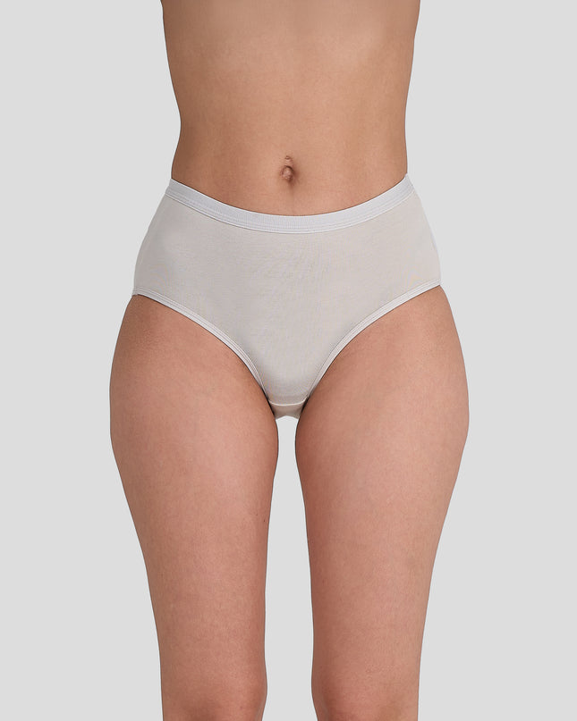 Dice Beige underwear worn by a person on a plain background