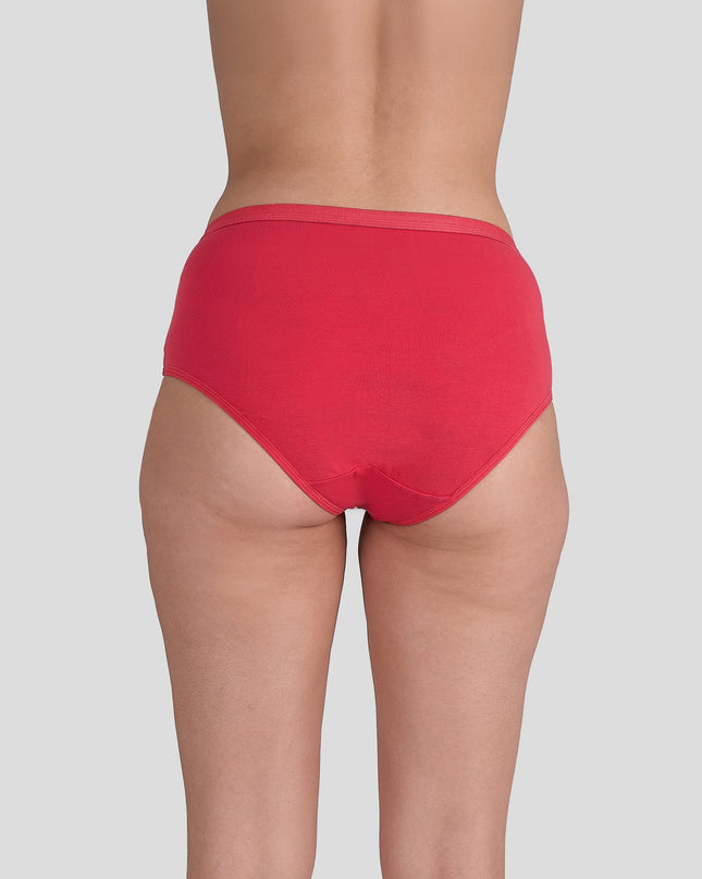 Dice Red underwear on a plain background