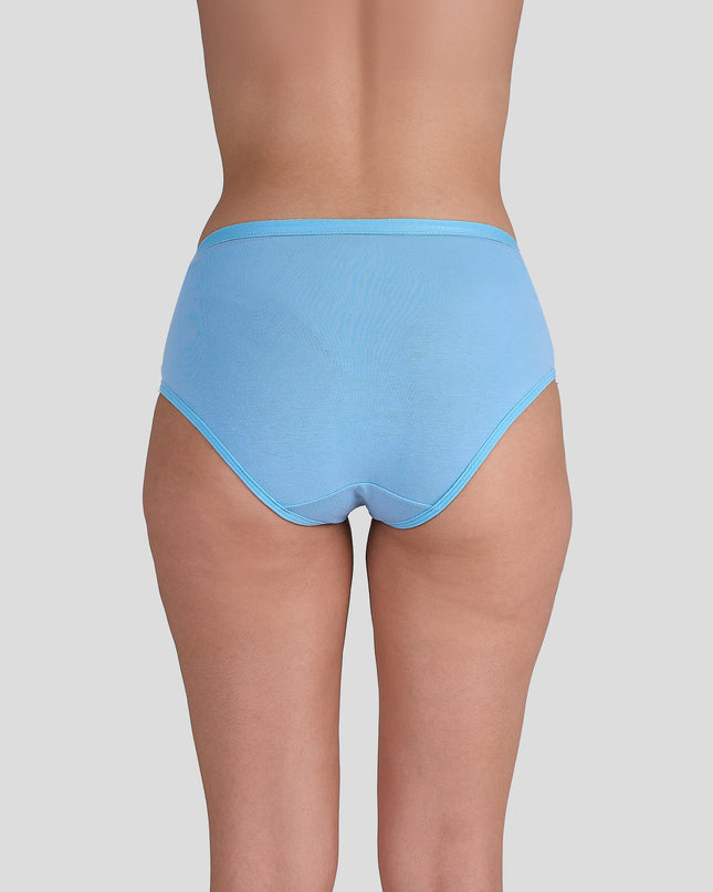 Dice Light blue underwear on a plain background
