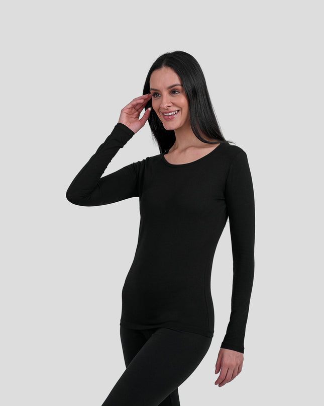 Long Sleeve Top-Round Neck
