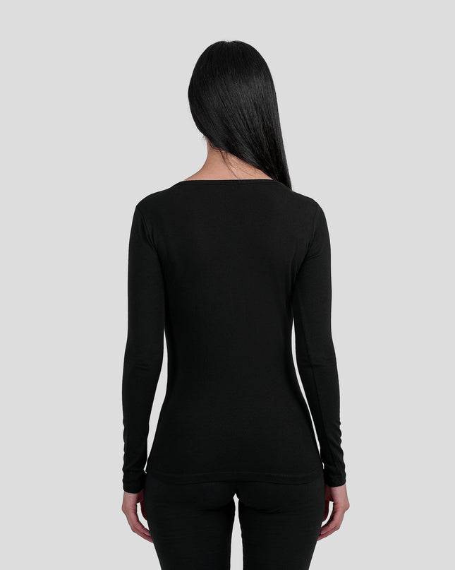 Long Sleeve Top-Round Neck