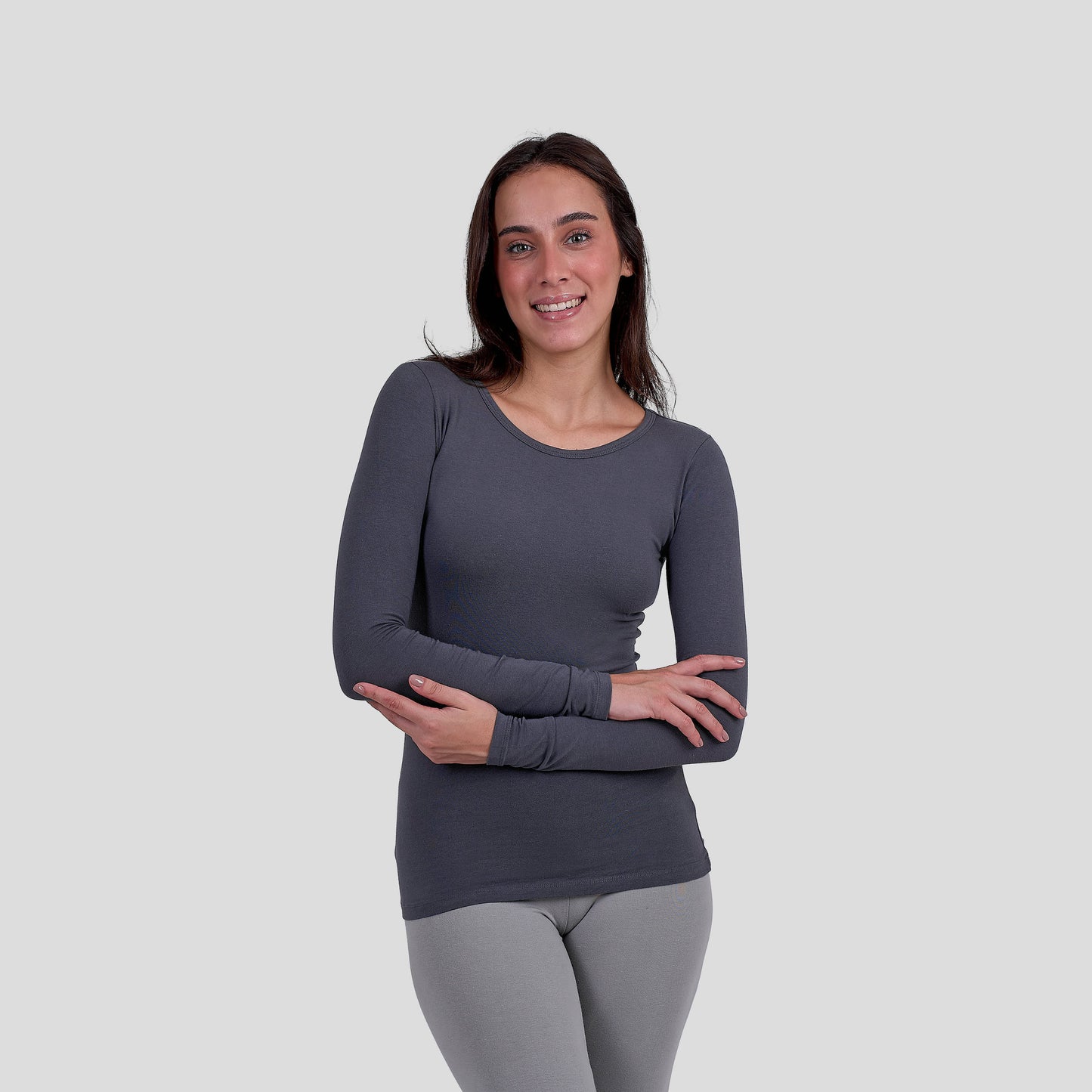 DW 115-6 Tank Top Long Sleeve Crew Neck