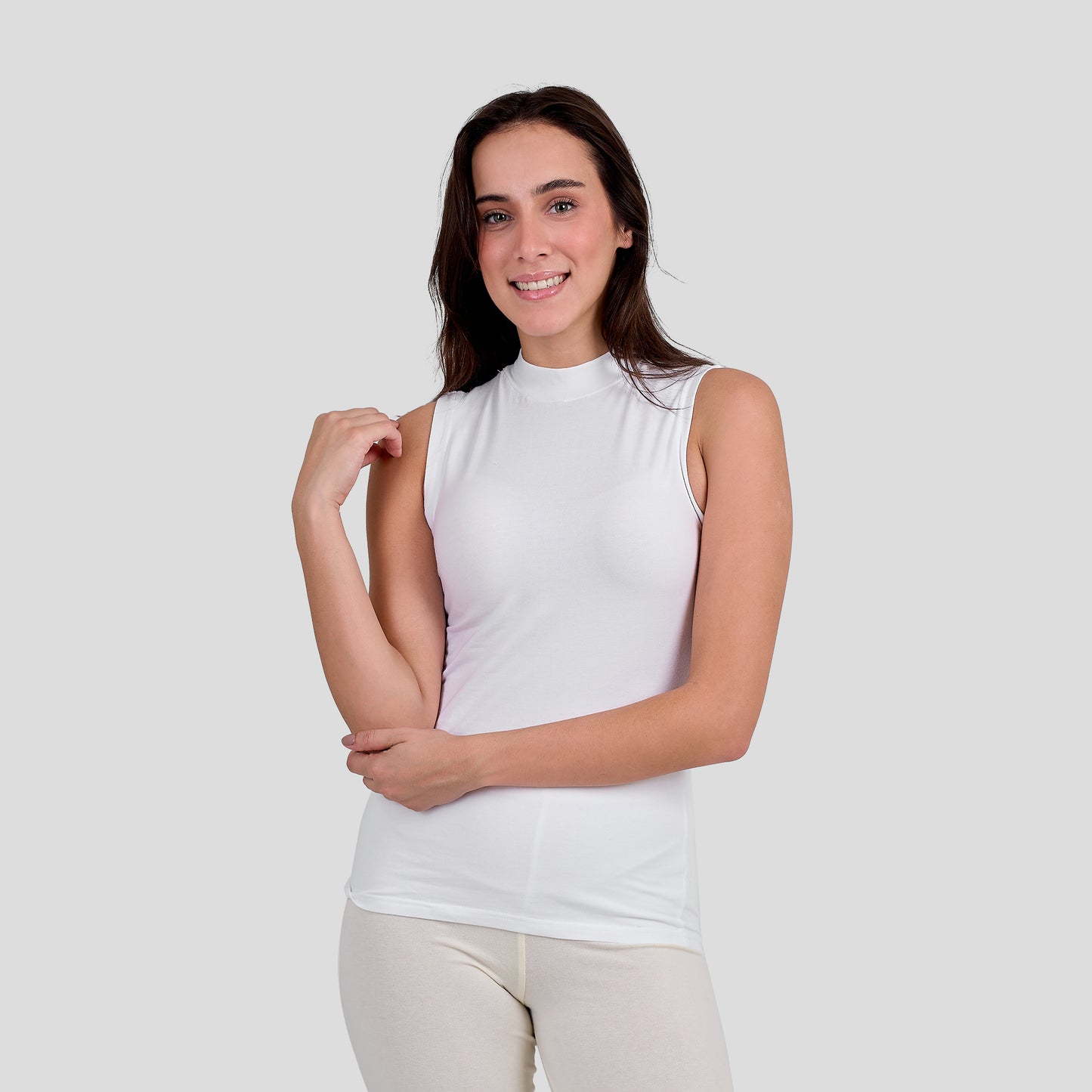 DW 115-4 Sleeveless Mock Neck