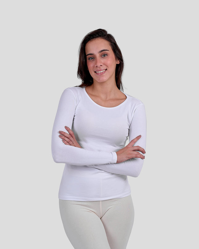 Long Sleeve Top-Round Neck