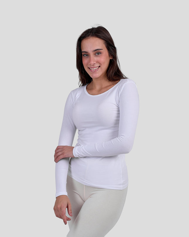 Long Sleeve Top-Round Neck