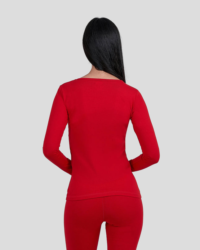 Long Sleeve Top-Round Neck