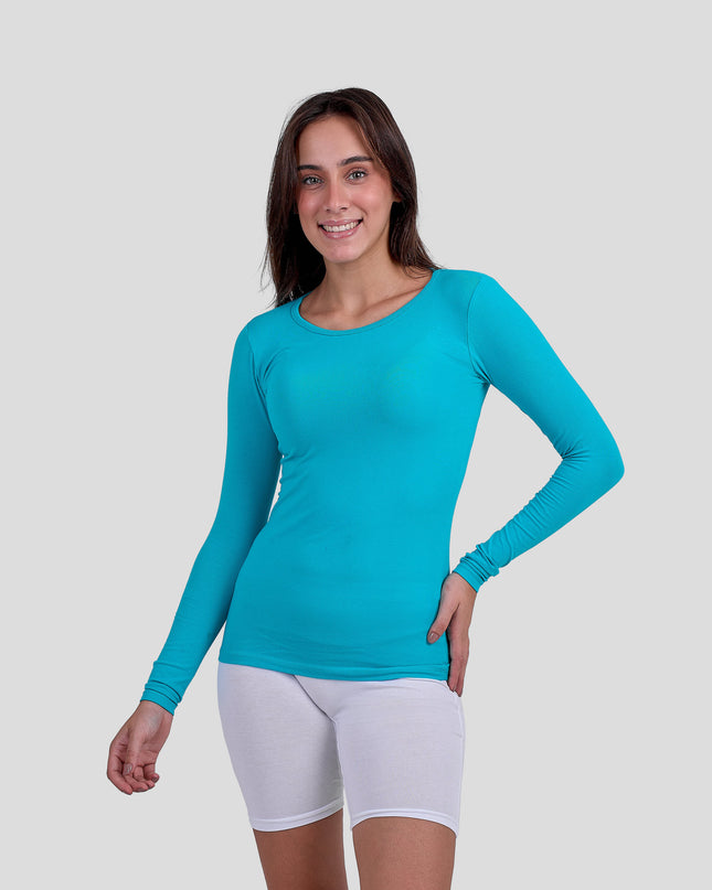 Long Sleeve Top-Round Neck