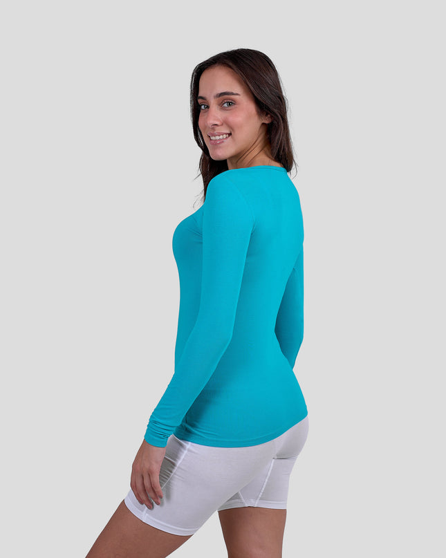 Long Sleeve Top-Round Neck