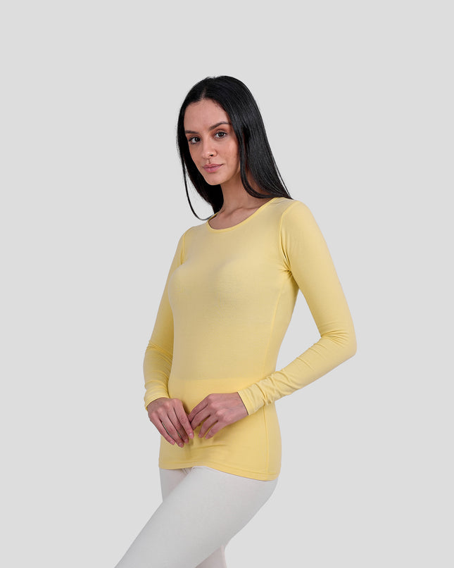 Long Sleeve Top-Round Neck