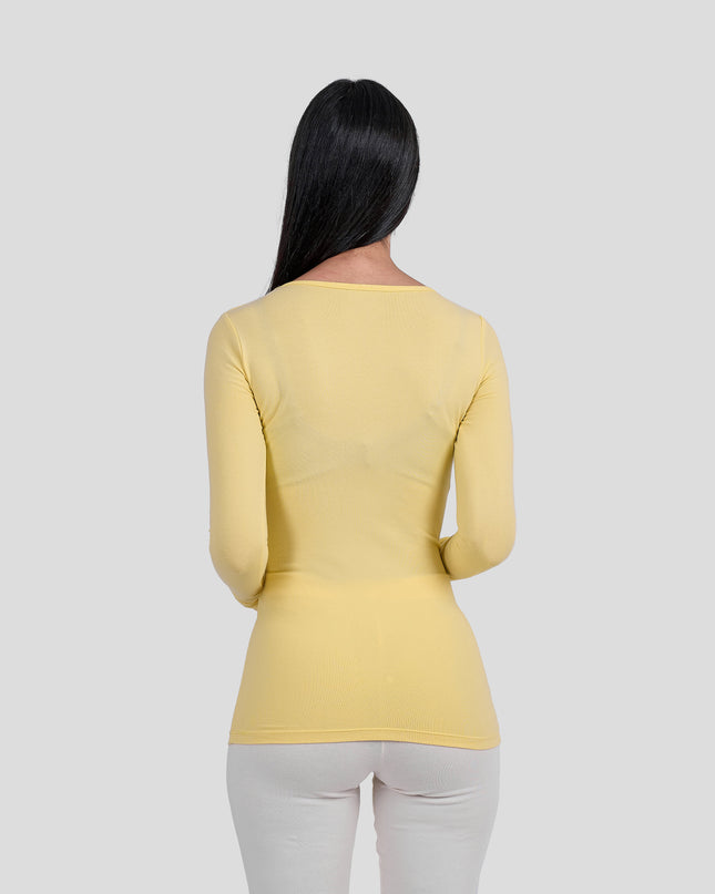 Long Sleeve Top-Round Neck