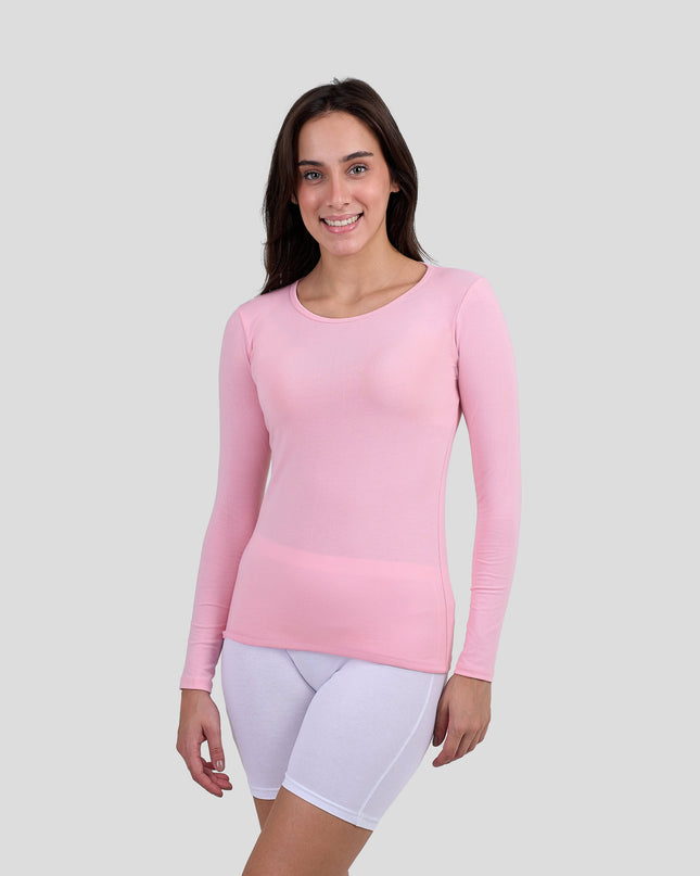 Long Sleeve Top-Round Neck