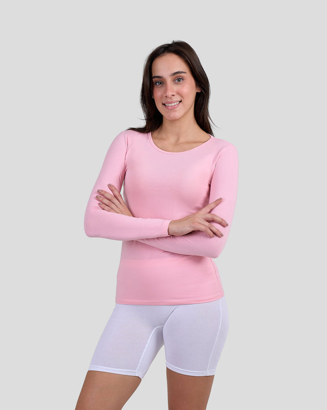 Long Sleeve Top-Round Neck
