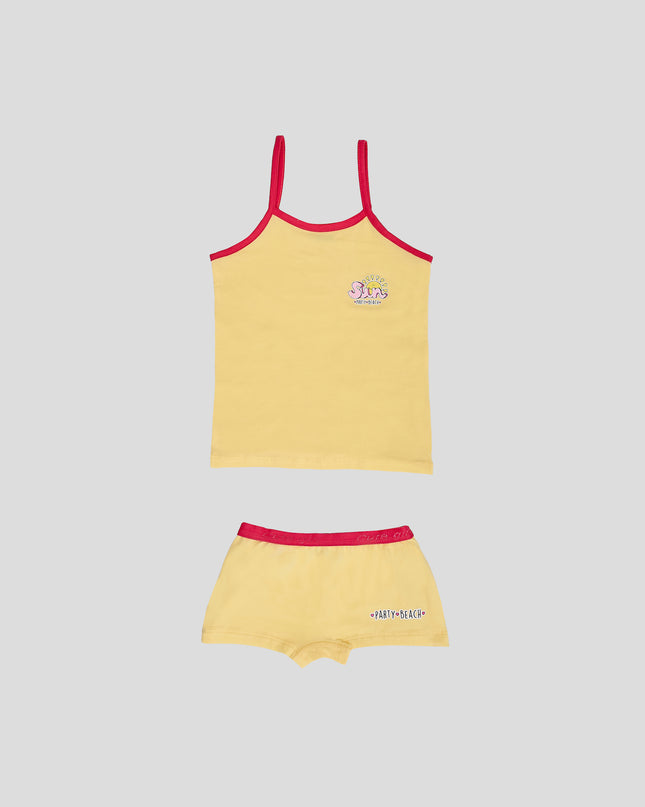 Printed Underwear Set (Top & Bottom)